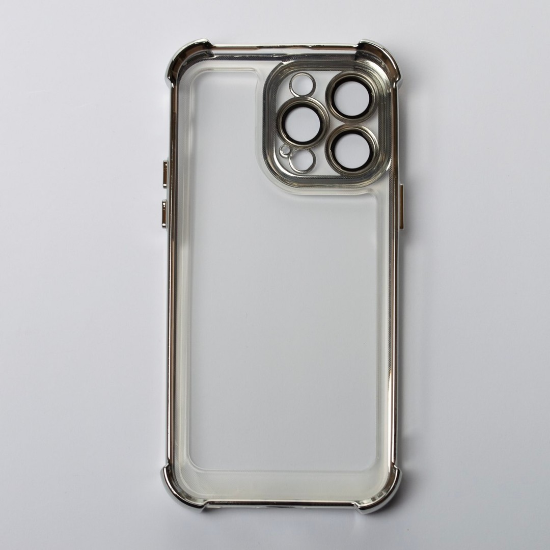 Накладка WXD Electroplated Side Colors для Iphone 14 Pro Max (Срібляста)-1