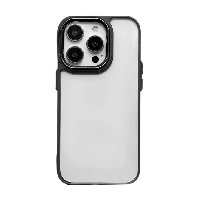 Накладка New Skin Clear Case для iPhone 14 Pro (Black)-0