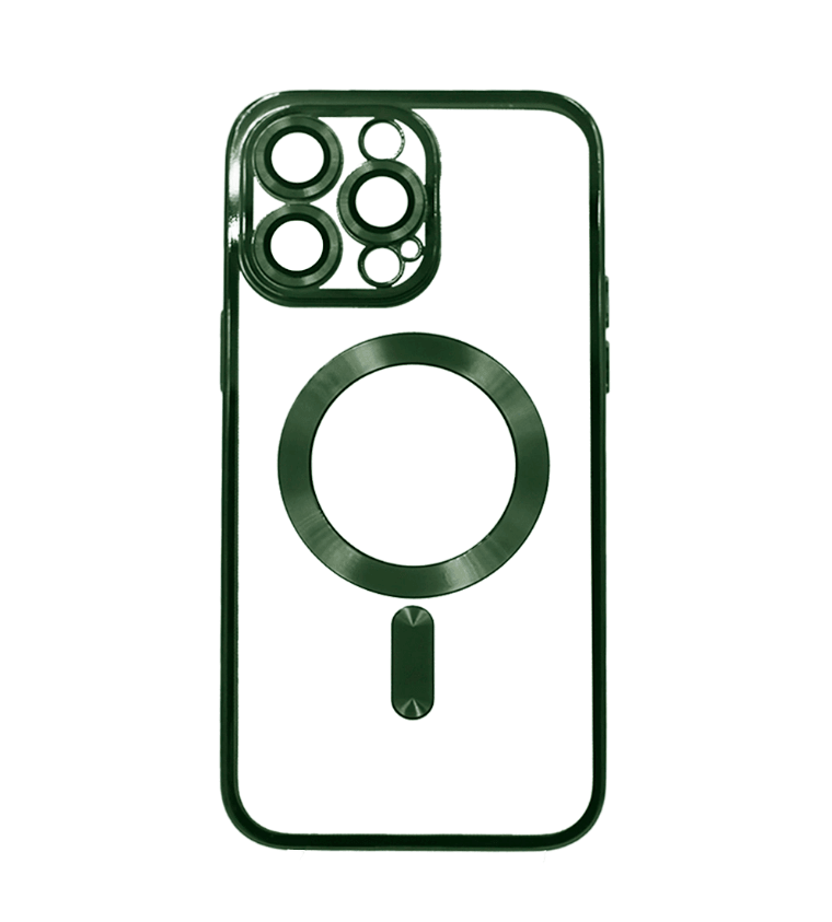 Накладка SHINING with MagSafe для iPhone 14 Pro Max (Зелена)-0
