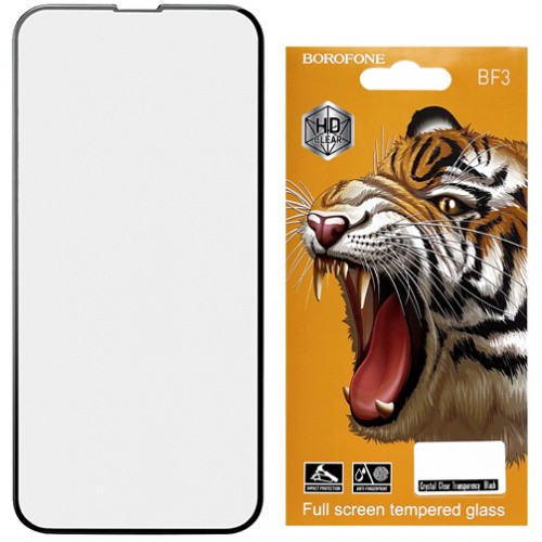 Захисне скло BOROFONE для iPhone 15 Pro Max  black-0