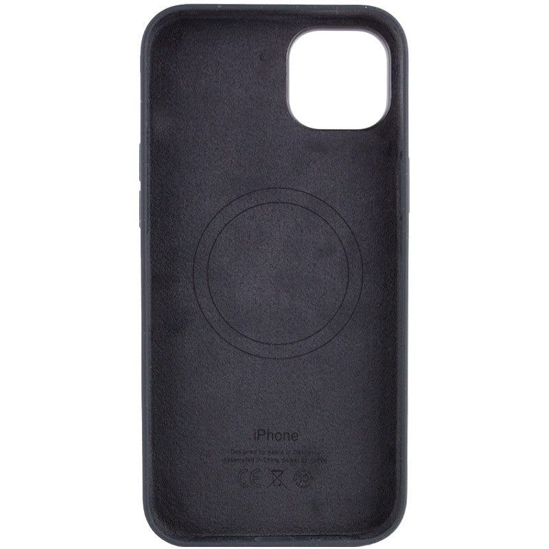 Silicone case (AAA) full with Magsafe для Apple iPhone 14 Pro (6.1") Midnight blue-1