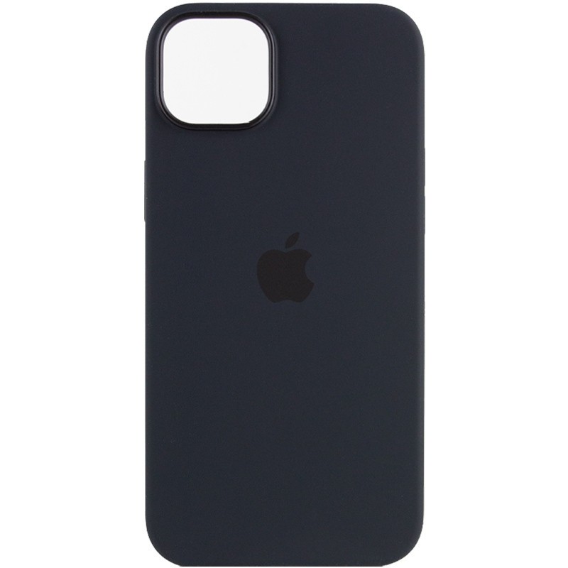 Silicone case (AAA) full with Magsafe для Apple iPhone 14 Pro (6.1") Midnight blue-0