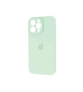 Silicone Case Full Camera Protective (AA) для iPhone 14  (Light Turquoise)-0