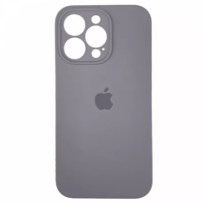 Silicone Case Full Camera Protective (AA) для iPhone 14 Pro (Gray)-0