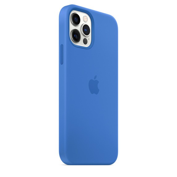 Silicone Case Full Protective (AA) для iPhone 14 Pro (6.1") (Capri Blue)-1