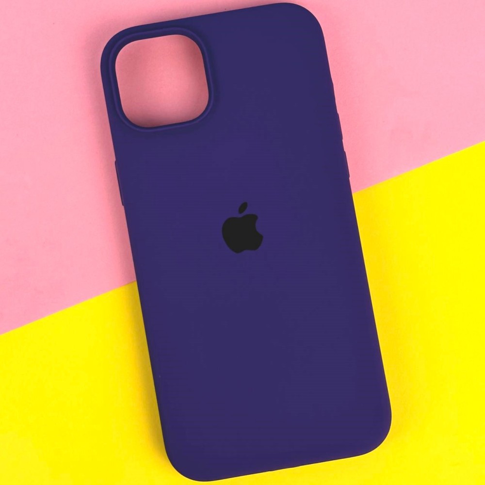Silicone Case Full Protective (AA) для iPhone 14 Pro (6.1") (Elderberry)-0