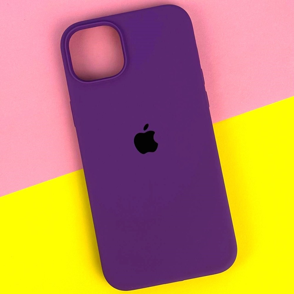 Silicone Case Full Protective (AA) для iPhone 14 Pro (6.1") (Violet)-0
