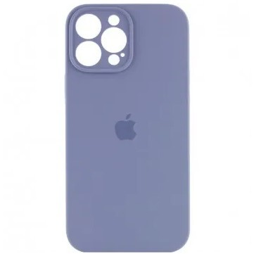 Silicone Case Full Protective (AA) для iPhone 13 Pro (Lavander grey)-0