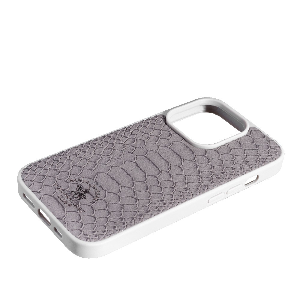 Накладка Santa Barbara Snake для iPhone 15 Plus / 14 Plus Grey-1