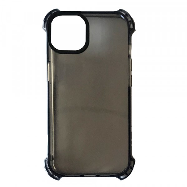Чохол CORNER ANTI-SHOCK для iPhone 14 Pro Max протиударний силіконовий чорний-0