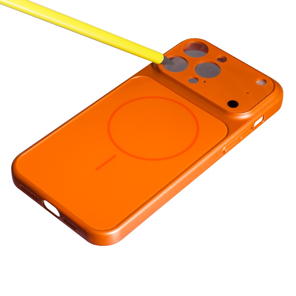 Чохол 17 Style MagSafe для iPhone 16 Pro Max помаранчевий-1