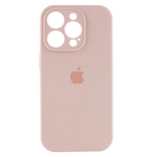 Silicone Case Full Protective (AA) для iPhone 14 Pro Max (6.7") (Pink sand)-0