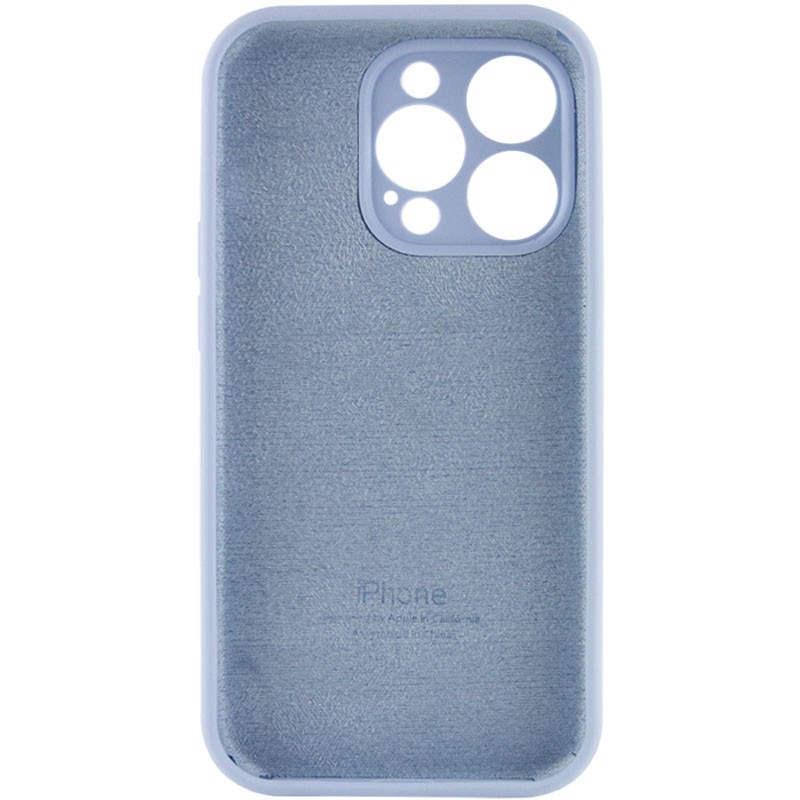 Silicone Case Full Camera Protective (AA) для iPhone 14 Pro Max (Lilac cream)-1