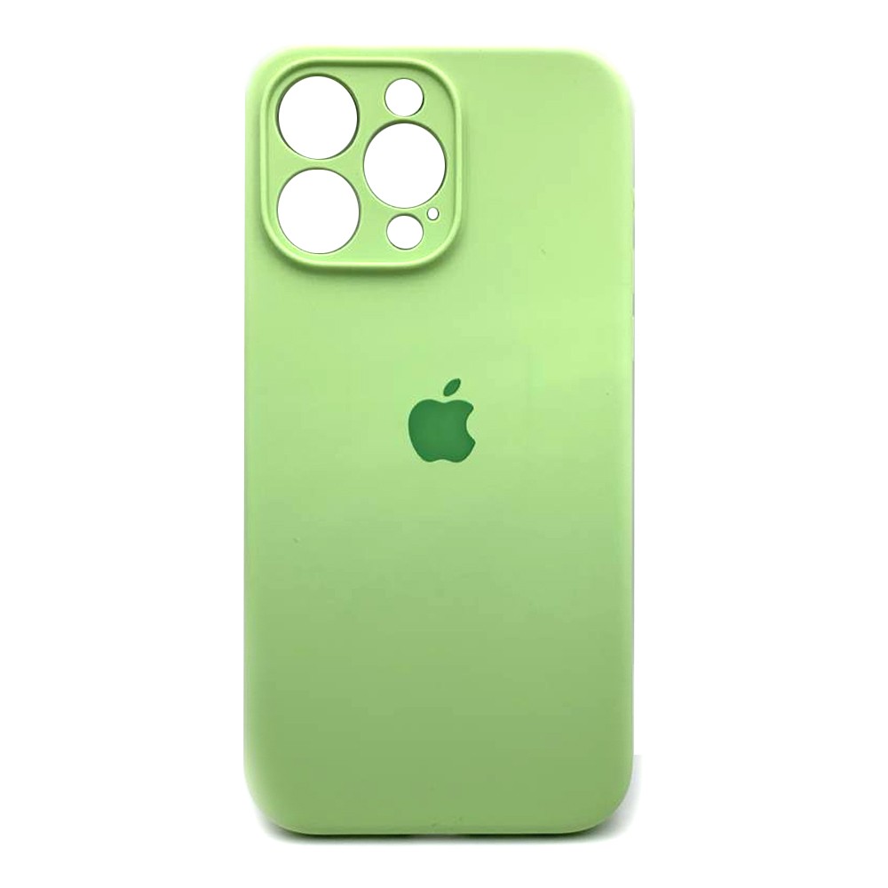 Silicone Case Full Camera Protective (AA) для iPhone 14 Pro Max (Avocado)-0