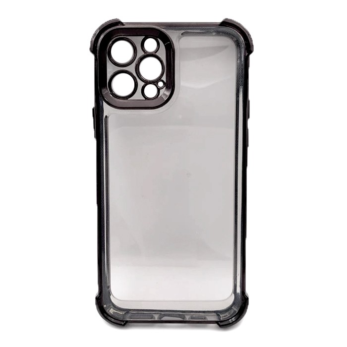 Накладка WXD Electroplated Side Colors для Iphone 15 Pro Max (Чорна)-0