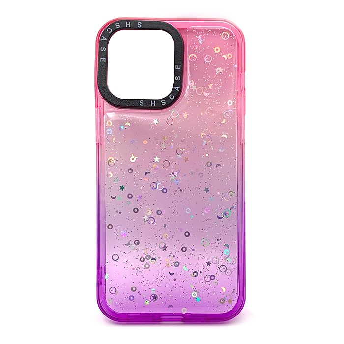 Накладка Shiny-S для Iphone 14 Pro Max Violet/Blue-0