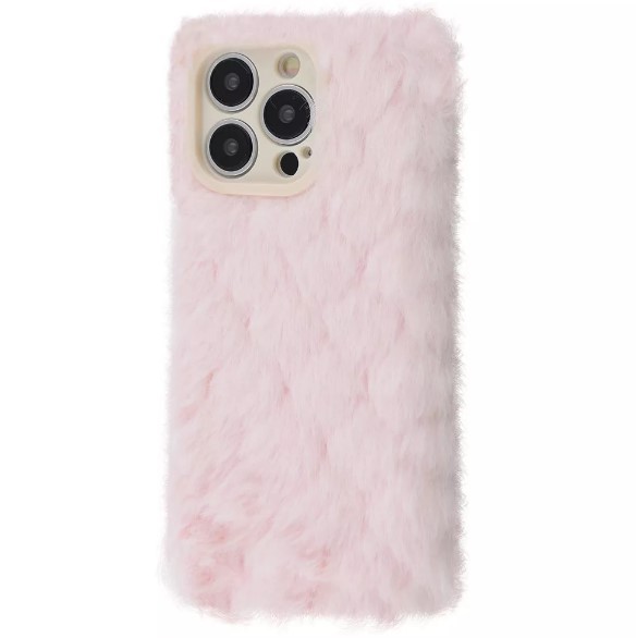 Накладка Fluffy Love Case для iPhone 15 (pink)-0