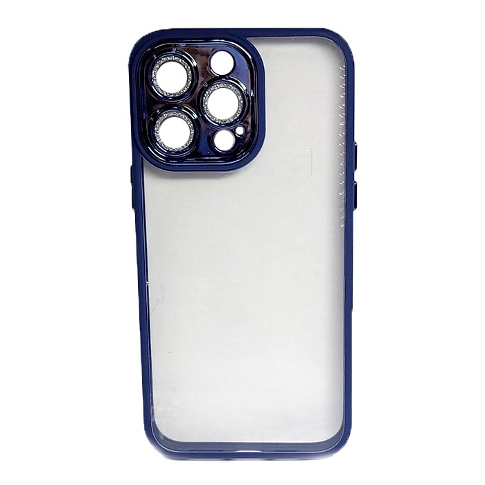 Накладка Fashion Color для Iphone 14 Pro Max (Dark blue)-0