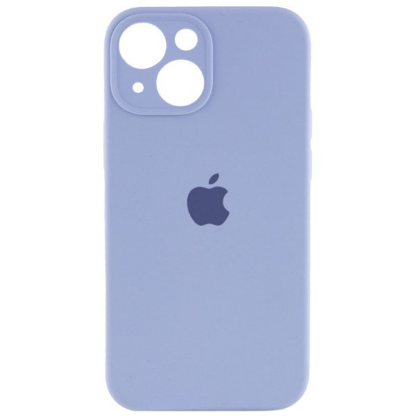Silicone Case Full Camera Protective (AA) для iPhone 14 Plus / 15 Plus (Lilac cream)-0