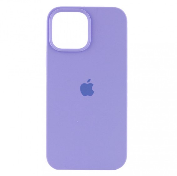 Silicone Case Full Protective (AA) для iPhone 15 Pro (Lavander)-0
