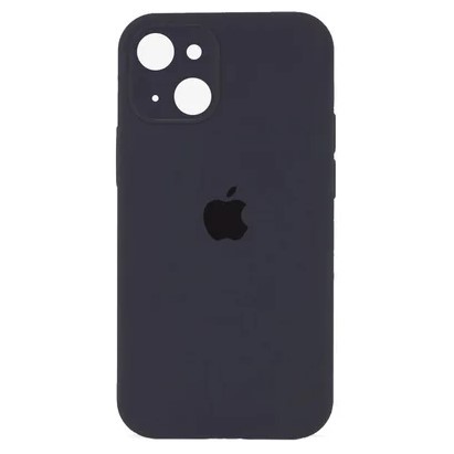 Silicone Case Full Camera Protective (AA) для iPhone 13 (Dark grey)-0