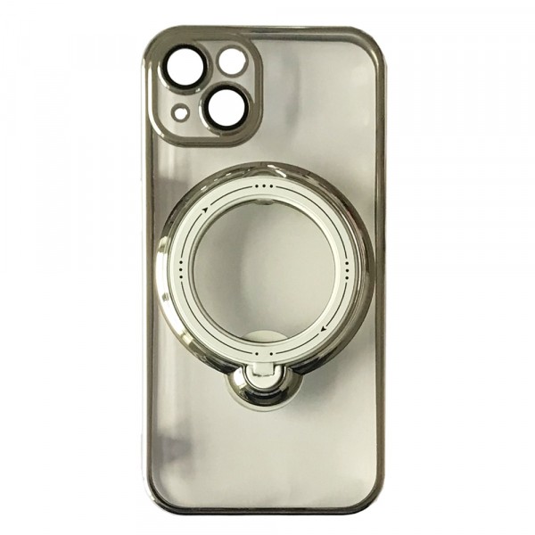 Накладка SHINING HOLDER CLEAR MagSafe для  iPhone 15 White-0