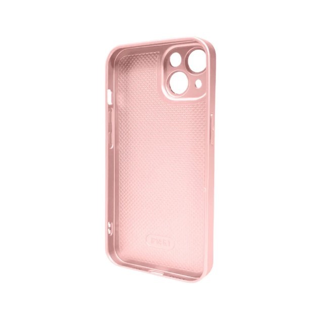 Чохол AG Glass Matt Frame Color Logo для  iPhone 15 Chanel Pink-1