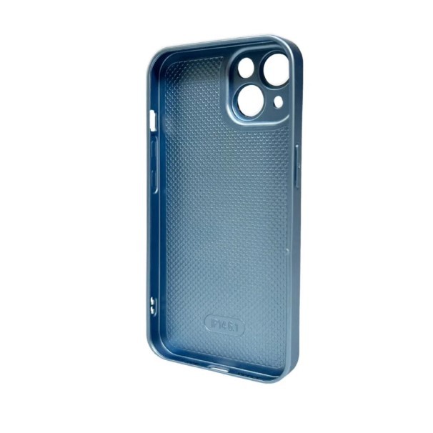 Чохол AG Glass Matt Frame Color Logo для  iPhone 15 Sierra Blue-1