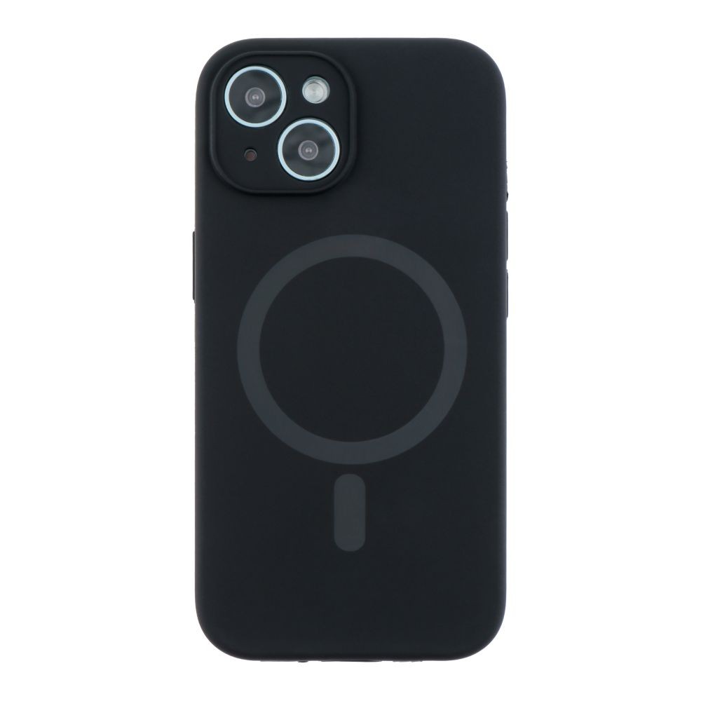 Silicone Case Full Camera Protective (AA)  with MagSafe для iPhone 15 (Black)-0