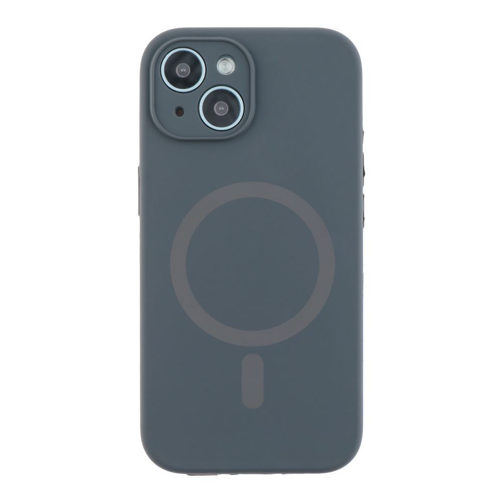 Silicone Case Full Camera Protective (AA) with MagSafe для iPhone 13 (Grey)-0