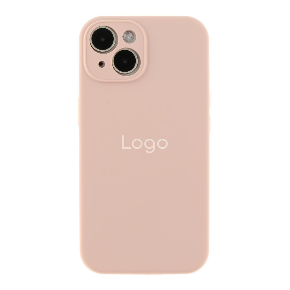 Silicone Case Full Camera Protective (AA) для iPhone 15 (Light pink)-0
