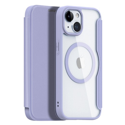 Книжка Dux Ducis Skin X Pro with MagSafe для iPhone 15 (Purple)-0