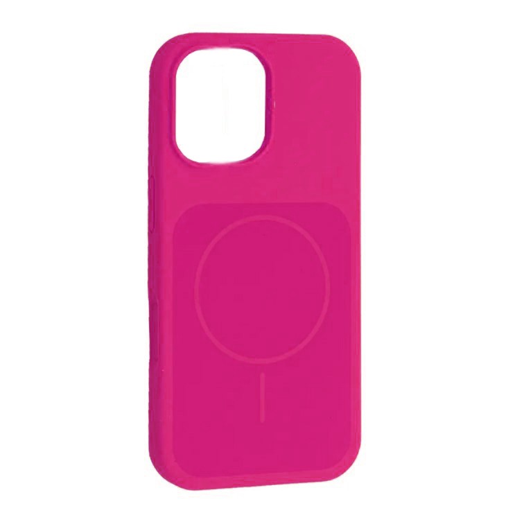 Чохол New Silicone Case MagSafe для iPhone 14 Pro Max Barbie pink-0