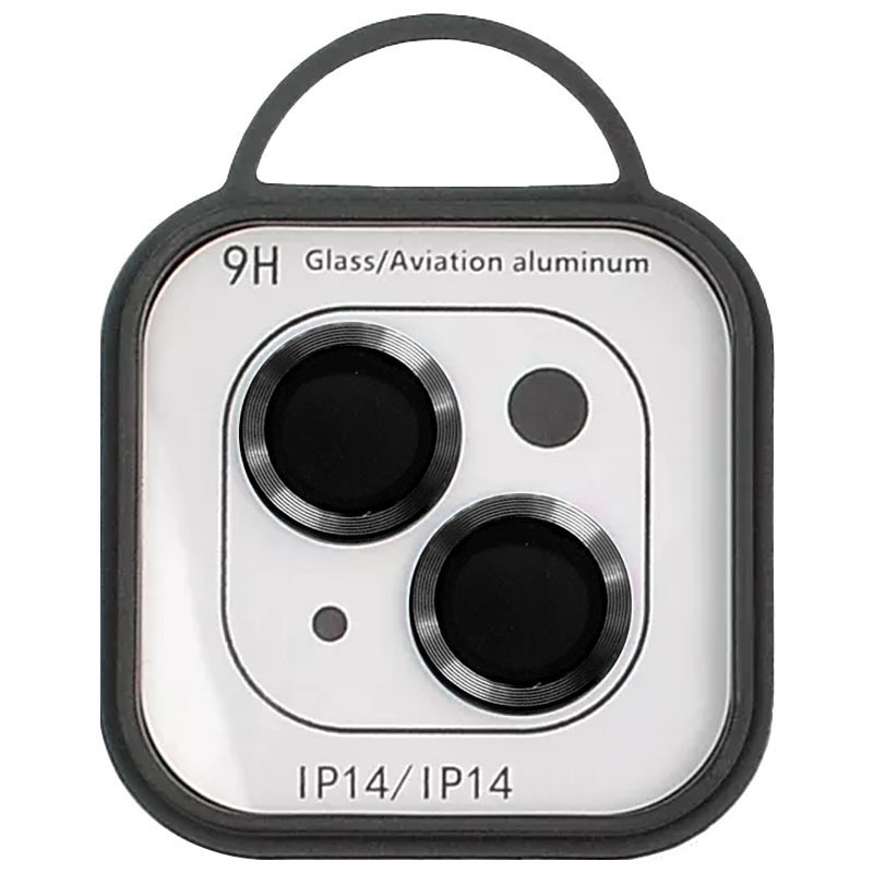 Захисне скло Metal Classic на камеру (в упак.) для  iPhone 15 (6.1") / 15 Plus (6.7") (Black)-1