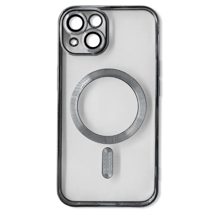 Накладка SHINING Camera MagSafe для iPhone 15 Silver-0