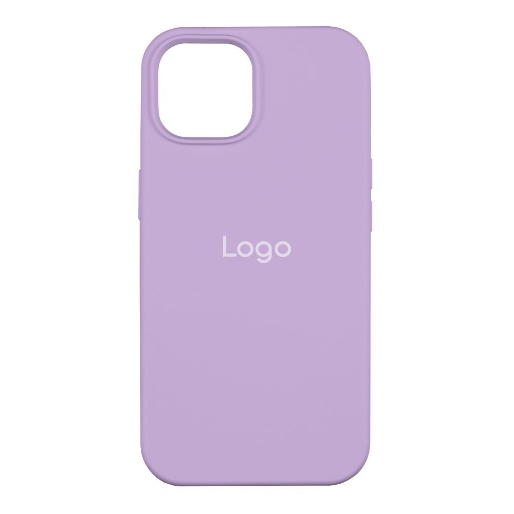 Silicone Case Full Protective (AA) для iPhone 15 (Light purple)-0