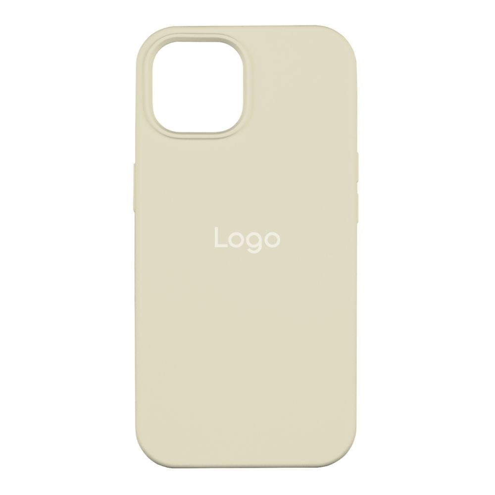 Silicone Case Full Protective (AA) для iPhone 15 Pro (Antiqie white)-0