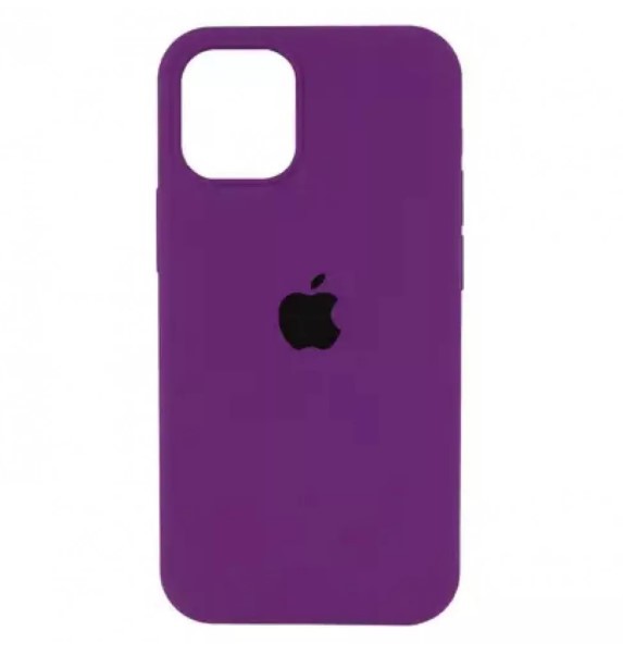 Silicone Case Full Protective (AA) для iPhone 15 (Ultra violet)-0