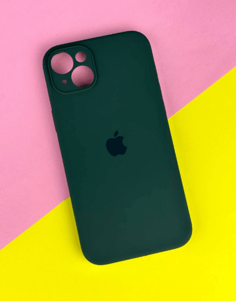 Silicone Case Full Camera Protective (AA) для iPhone 15 (Virid)-0