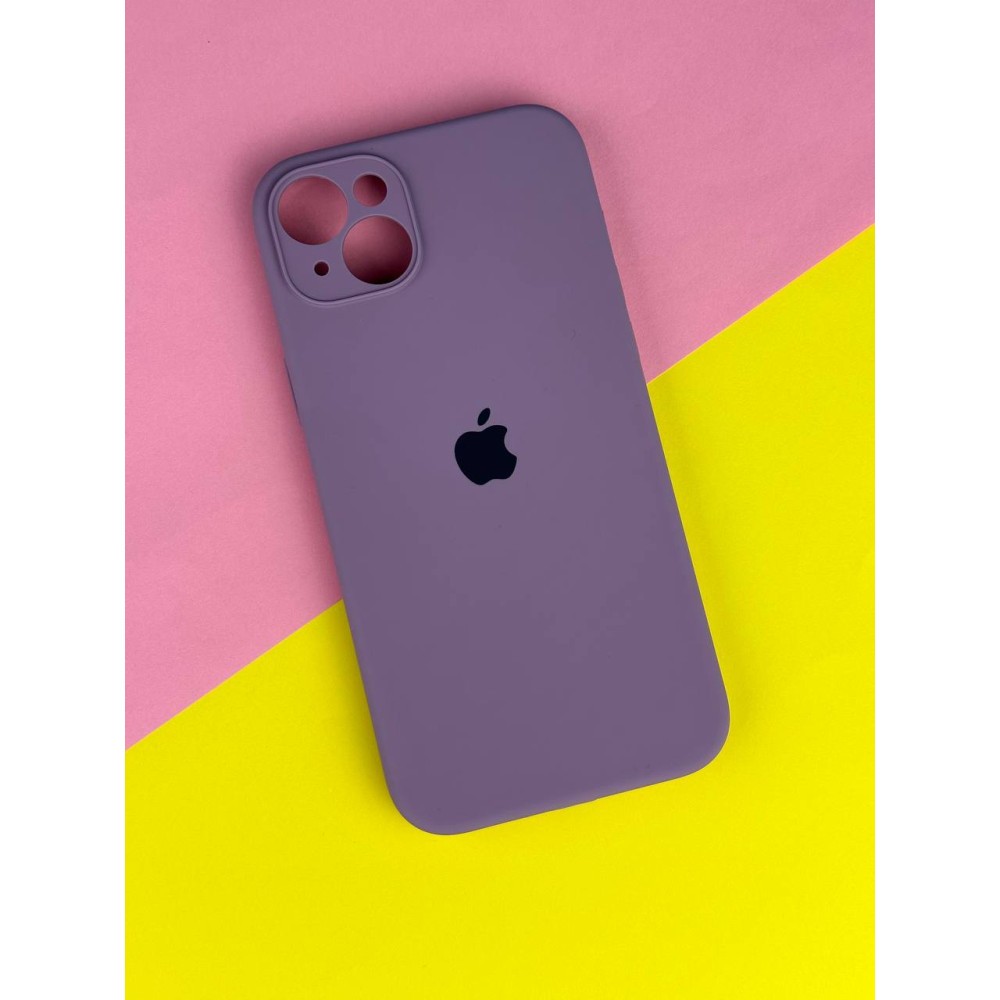 Silicone Case Full Camera Protective (AA) для iPhone 15 (Lilac pride)-0