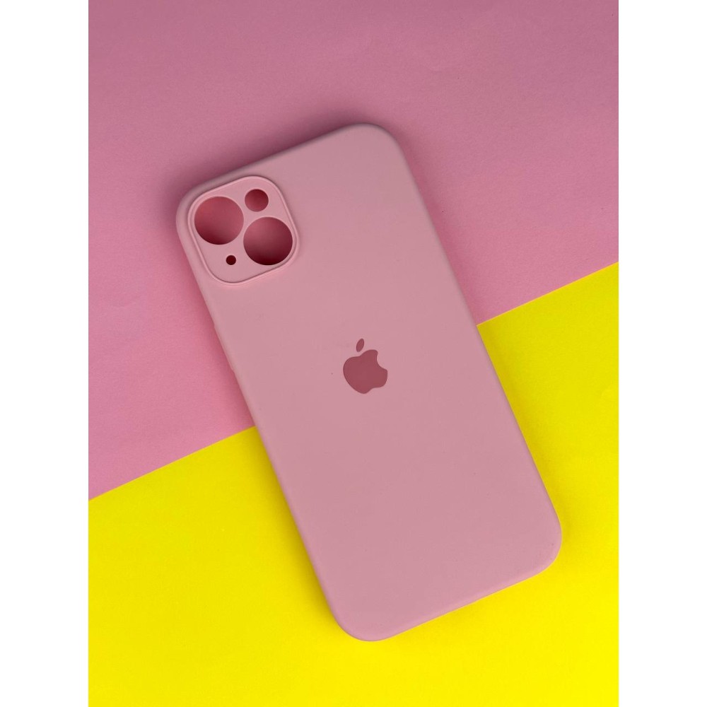 Silicone Case Full Camera Protective (AA) для iPhone 15 (Flamingo)-0