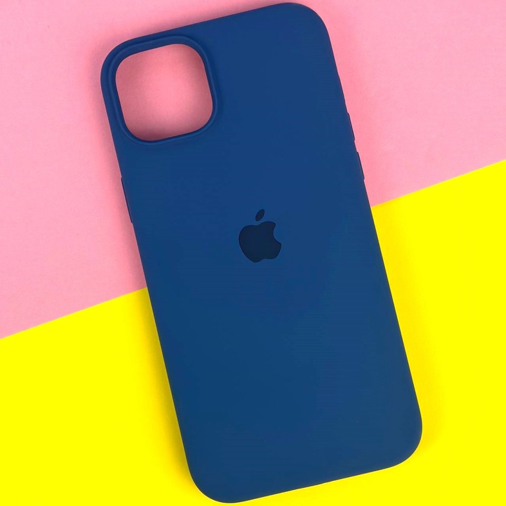 Silicone Case Full Protective (AA) для iPhone 14/13 (Cosmos blue)-0