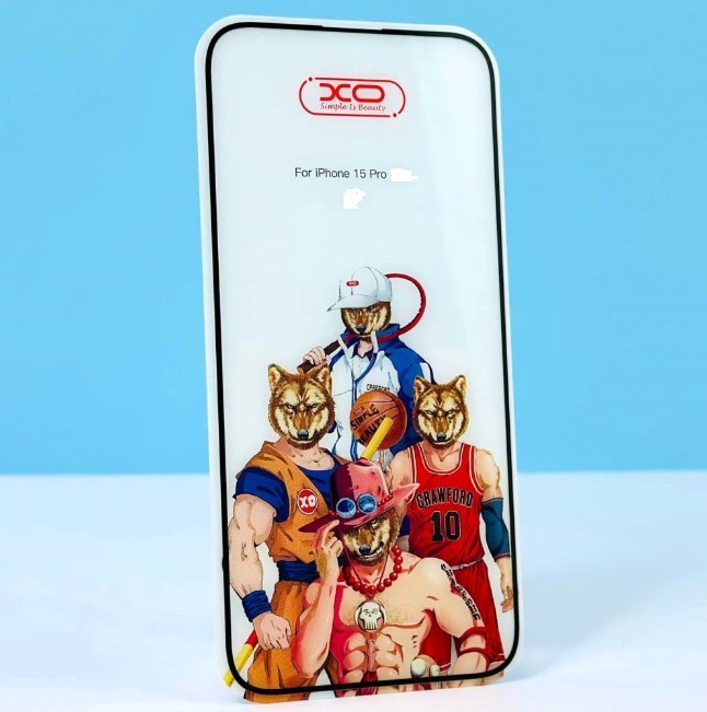 Захисне скло XO FC9 Invisible Version Full Screen для Iphone 15 Pro-0