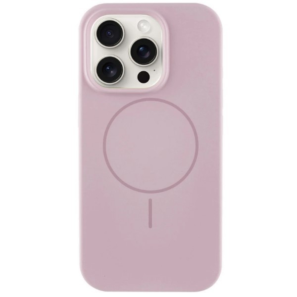 Silicone Case Full Protective (AA) with MagSafe для iPhone 15 Pro (Pink sand)-0