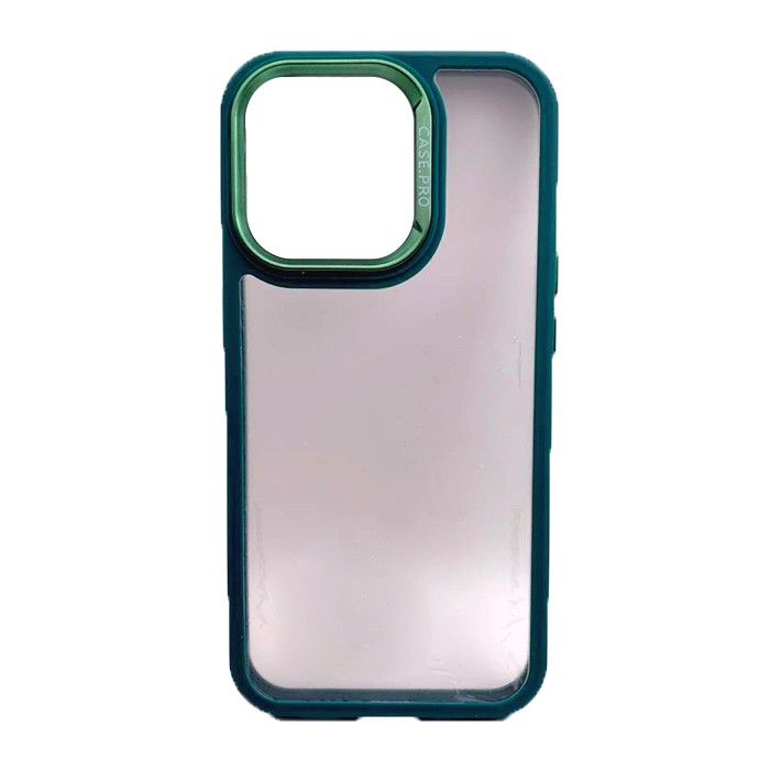 Накладка Metal Bezel + камера для iPhone 15 Plus (Зелена)-0