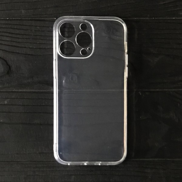 Накладка Premium Full Camera для IPhone 15 Pro прозорий силікон-0