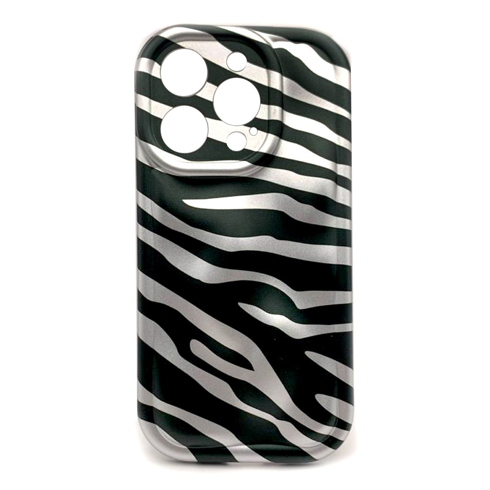 Наклкадка Wave 3D для Iphone 15 Pro Max Зебра-0