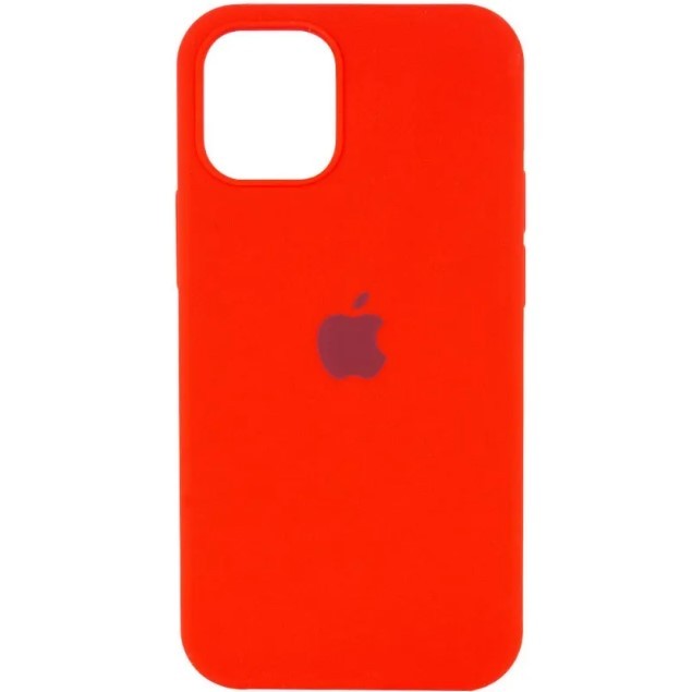 Silicone Case Full Protective (AA) для iPhone 15 Pro (Red)-0