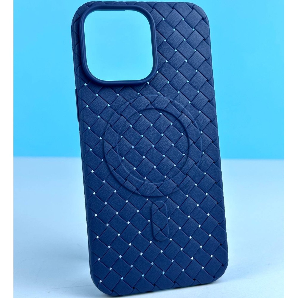 Накладка BV with Magsave для Iphone 15 Pro Max синя-0