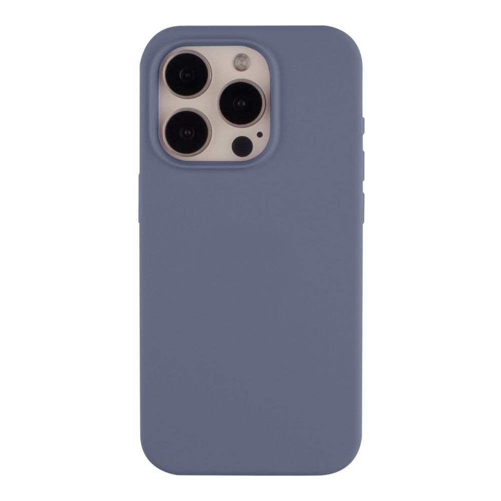 Чохол Silicone Case Full Protective NO LOGO  для iPhone 15 Pro (Lavander grey)-0